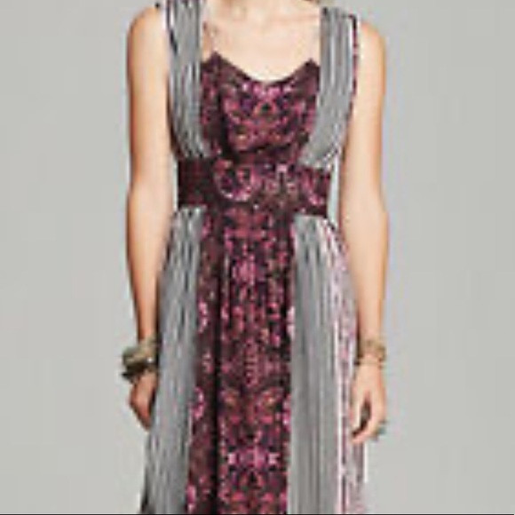 Free People,Mayan Temple Mix Print Maxi, Funky, Fun, Incredible Design, … - Picture 6 of 9